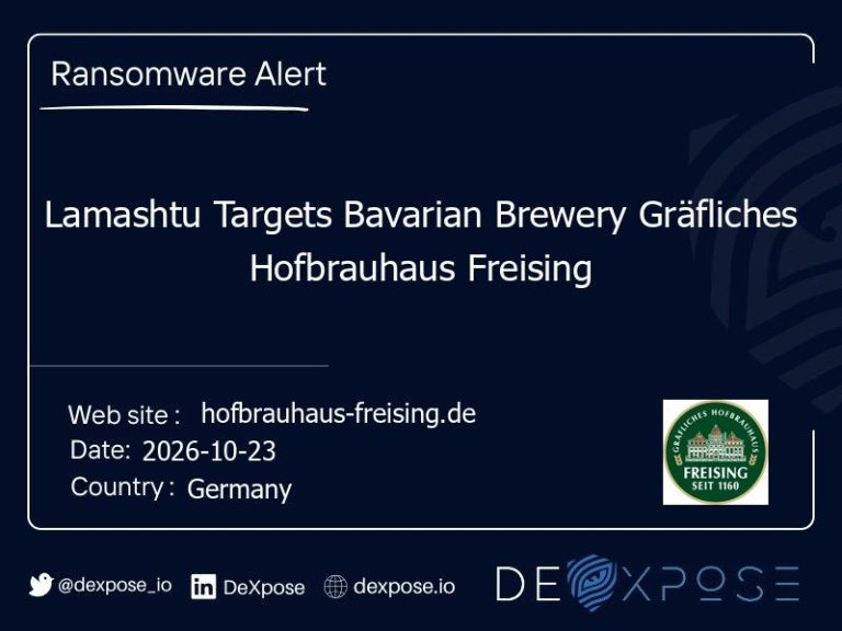 Lamashtu Targets Bavarian Brewery Gräfliches Hofbrauhaus Freising