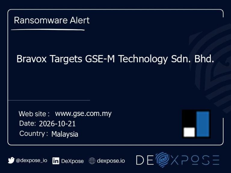 Bravox Targets GSE-M Technology Sdn. Bhd.