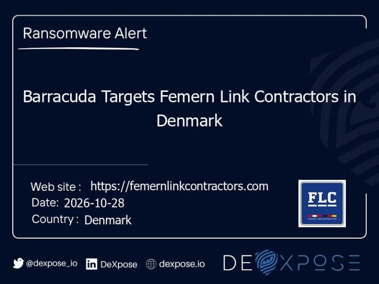 Barracuda Targets Femern Link Contractors in Denmark